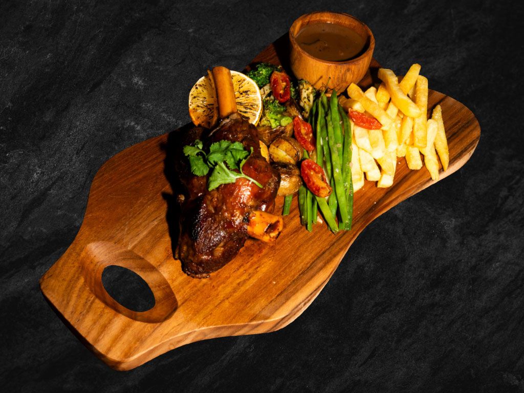 Charred Lamb Shank