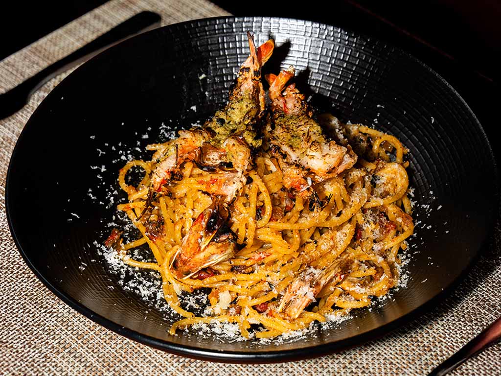 Prawn Aglio e Olio